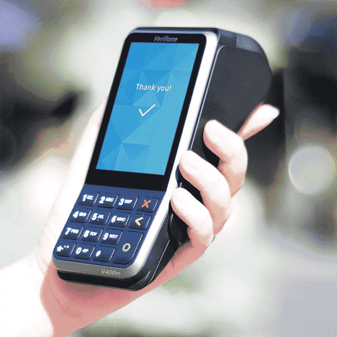 Verifone v400m handheld