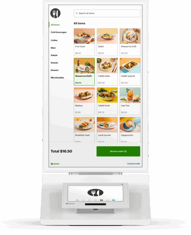 Clover® Self Service Kiosk